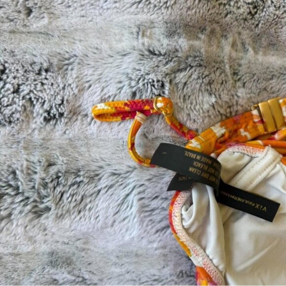 Vix Orange Floral Summer Bikini - Picture 6 of 7